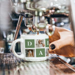 Modern Collage Photo & Happy Fathers Day Gift Espresso Cup<br><div class="desc">Modern Collage Photo & Happy Fathers Day Gift</div>