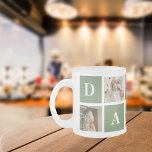 Modern Collage Photo & Happy Fathers Day Gift Frosted Glass Coffee Mug<br><div class="desc">A modern collage photo is a creative way to celebrate and honour someone special in your life, such as your father, on Father's Day. It involves compiling various photos and arranging them together in a visually appealing manner to create a cohesive and meaningful composition. To create a modern collage photo...</div>