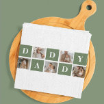 Modern Collage Photo & Happy Fathers Day Gift Kitchen Towel<br><div class="desc">Modern Collage Photo & Happy Fathers Day Gift</div>