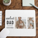 Modern Collage Photo Happy  Fathers Day Gift Mouse Pad<br><div class="desc">The "Modern Collage Photo Colourful Best Dad Ever Gift" is a personalized and unique present for any dad who deserves to be celebrated. The gift is a collage photo made up of several individual images that have been carefully arranged to create a stunning and eye-catching design. The gift is a...</div>