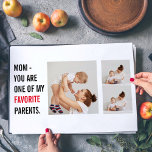 Modern Collage Photo & Happy Mothers Day Gift Laminated Place Mat<br><div class="desc">Modern Collage Photo & Text Happy Mothers Day Gift. Best Personalized Gift For Mothers day,  Woman's day or Mom Birthday.  Surprise Mom With a Gift That’s As Amazing As She Is.</div>