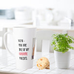 Modern Collage Photo & Happy Mothers Day Gift Latte Mug<br><div class="desc">Modern Collage Photo & Text Happy Mothers Day Gift. Best Personalized Gift For Mothers day,  Woman's day or Mom Birthday.  Surprise Mom With a Gift That’s As Amazing As She Is.</div>