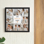 Modern Collage Photo Happy Thanksgiving Grandpa Poster<br><div class="desc">Modern Collage Photo Happy Thanksgiving Grandpa</div>