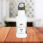 Modern Collage Photo Happy Thanksgiving Mom 532 Ml Water Bottle<br><div class="desc">Celebrate gratitude and keep Mom hydrated with this Happy Thanksgiving Mom Water Bottle. Designed with a festive Happy Thanksgiving Mom message, this stainless steel bottle can be customized with your kids’ names to create a thoughtful and practical holiday gift. Lightweight and durable, this bottle is perfect for daily use—whether at...</div>