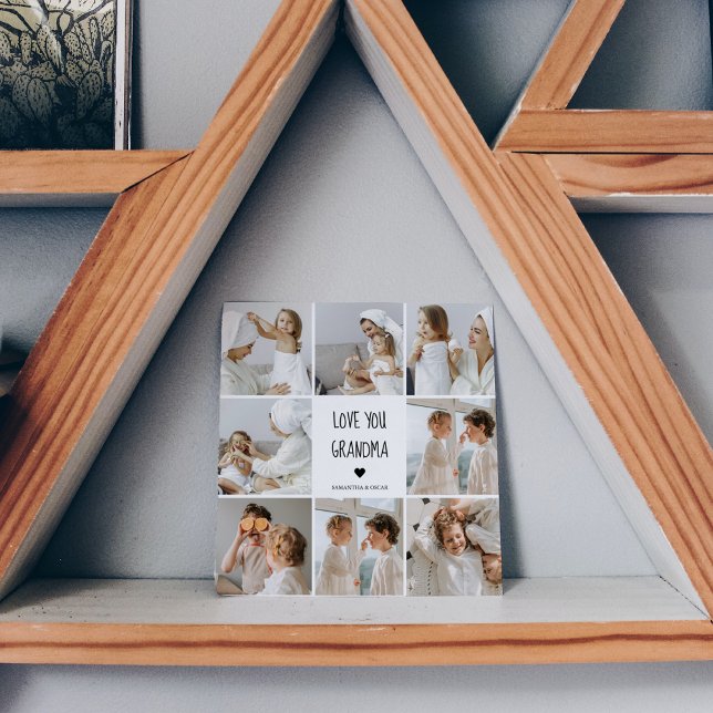 Modern Collage Photo Love You Grandma Best Gift (Creator Uploaded)