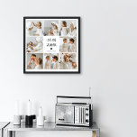 Modern Collage Photo Love You Grandma Best Gift Poster<br><div class="desc">A modern collage photo of you and your grandma can be the perfect gift to show her how much you love and appreciate her. This unique and thoughtful gift is a great way to preserve your special memories together and create a beautiful piece of art that she can display in...</div>