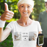 Modern Collage Photo Love You Grandma Best Gift