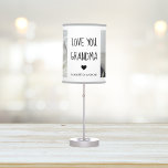 Modern Collage Photo Love You Grandma Best Gift Table Lamp<br><div class="desc">A modern collage photo of you and your grandma can be the perfect gift to show her how much you love and appreciate her. This unique and thoughtful gift is a great way to preserve your special memories together and create a beautiful piece of art that she can display in...</div>