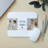 Modern Collage Photo Love You Grandpa Best Gift