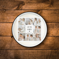 Modern Collage Photo Love You Grandpa Best Gift