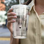 Modern Collage Photo Love You Mom Best Gift Acrylic Tumbler<br><div class="desc">If you're looking for a heartfelt and meaningful gift to show your love and appreciation for your mom, a modern collage photo could be a great choice. A modern collage photo is a unique and creative way to display your favourite memories with your mom. It typically involves combining several photos...</div>