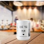 Modern Collage Photo Love You Mom Best Gift Coffee Mug<br><div class="desc">If you're looking for a heartfelt and meaningful gift to show your love and appreciation for your mom, a modern collage photo could be a great choice. A modern collage photo is a unique and creative way to display your favourite memories with your mom. It typically involves combining several photos...</div>