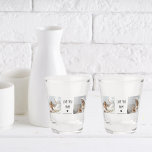 Modern Collage Photo Love You Mom Best Gift Shot Glass<br><div class="desc">If you're looking for a heartfelt and meaningful gift to show your love and appreciation for your mom, a modern collage photo could be a great choice. A modern collage photo is a unique and creative way to display your favourite memories with your mom. It typically involves combining several photos...</div>