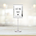 Modern Collage Photo Love You Mom Best Gift Table Lamp<br><div class="desc">If you're looking for a heartfelt and meaningful gift to show your love and appreciation for your mom, a modern collage photo could be a great choice. A modern collage photo is a unique and creative way to display your favourite memories with your mom. It typically involves combining several photos...</div>