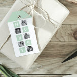 Modern Collage Photo Mint Best Hubby Gift Gift Tags<br><div class="desc">Modern Collage Photo Mint Best Hubby Gift is a personalized gift idea for husbands that combines the beauty of a photo collage with the charm of a mint frame. This unique gift is designed to showcase the most memorable moments shared by the couple, such as their wedding day, romantic dates,...</div>