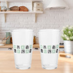 Modern Collage Photo Mint Best Hubby Gift Glass<br><div class="desc">Modern Collage Photo Mint Best Hubby Gift is a personalized gift idea for husbands that combines the beauty of a photo collage with the charm of a mint frame. This unique gift is designed to showcase the most memorable moments shared by the couple, such as their wedding day, romantic dates,...</div>