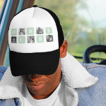 Modern Collage Photo Mint Best Hubby Gift Trucker Hat<br><div class="desc">Modern Collage Photo Mint Best Hubby Gift is a personalized gift idea for husbands that combines the beauty of a photo collage with the charm of a mint frame. This unique gift is designed to showcase the most memorable moments shared by the couple, such as their wedding day, romantic dates,...</div>