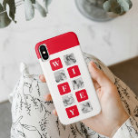 Modern Collage Photo & Red Gift For Lovely Wifey Case-Mate iPhone Case<br><div class="desc">Modern Collage Photo & Red Gift For Lovely Wifey</div>