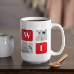 Modern Collage Photo & Red Gift For Lovely Wifey Coffee Mug<br><div class="desc">Modern Collage Photo & Red Gift For Lovely Wifey</div>
