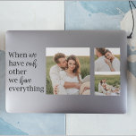 Modern Collage  Photo Romantic Couple Quote Gift HP Laptop Skin<br><div class="desc">Modern Collage  Photo Romantic Couple Quote Gift</div>