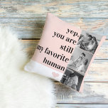 Modern Collage Photo & Romantic Lovely Quote Gift Outdoor Pillow<br><div class="desc">Modern Collage Photo & Romantic Lovely Quote Gift</div>