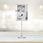 Modern Collage Photo & Text Red Heart Mother Gift Table Lamp<br><div class="desc">The modern collage photo and text red heart mother gift is a beautiful and unique present that any mother would love to receive. This gift is a personalized work of art that combines favourite photos and heartfelt messages to create a one-of-a-kind keepsake. The modern design of the collage is sure...</div>