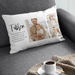 Modern Collage Photo With Father Best Quote Gift Lumbar Pillow<br><div class="desc">A modern collage photo with a heartfelt quote about a father is the perfect gift to show your appreciation and love for your dad. This unique and personalized gift is a great way to showcase your favourite memories together and express your gratitude for all that he has done for you....</div>