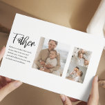 Modern Collage Photo With Father Best Quote Gift Postcard<br><div class="desc">A modern collage photo with a heartfelt quote about a father is the perfect gift to show your appreciation and love for your dad. This unique and personalized gift is a great way to showcase your favourite memories together and express your gratitude for all that he has done for you....</div>
