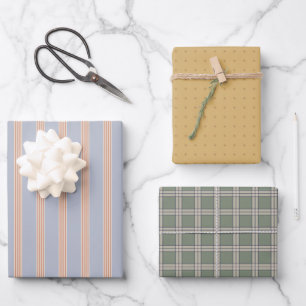 Modern Collection Wrapping Paper Sheet