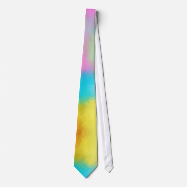 Modern Colorful Abstract Elegant Trendy Template Tie (Front)
