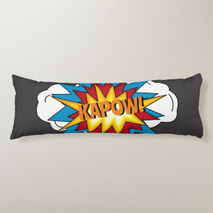 Modern Colorful Comic Book KAPOW Pop Art Body Pillow