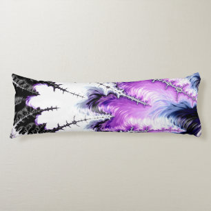 Modern Colorful Gradient Fractal Art Body Pillow