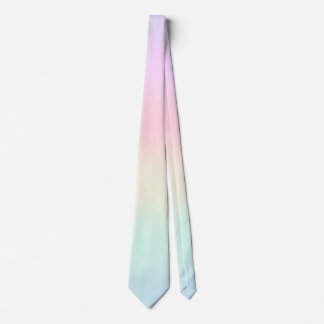 Modern colorful gradient Watercolor Rainbow Tie