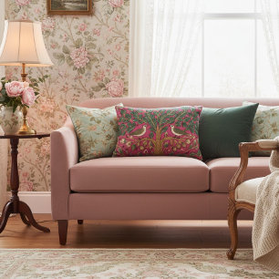 Modern  colorful  nature  motifs pattern   accent pillow