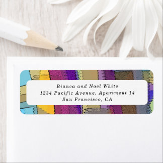 Modern Colorful Return Address Labels