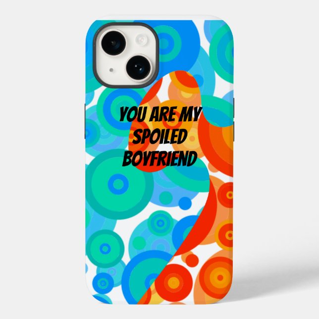 Modern Colorful Wall Art Case-Mate iPhone Case (Back)