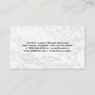 Modern Colorful Wine Bottle Pattern Business Card