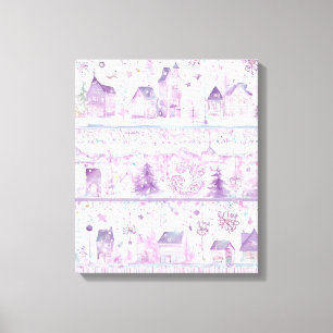 Modern Colorful Wrapped Art Canvas Print