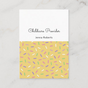 Modern, colorfull pattern business card