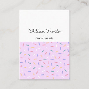 Modern, colorfull pattern business card