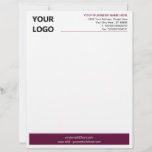 Modern Colors Business Office Letterhead with Logo<br><div class="desc">Modern Colors Design Your Business Office Letterhead with Logo - Add Your Logo - Image / Business Name - Company / Address - Contact Information - Resize and move or remove and add elements / text with customization tool. Choose favorite elements and text colors / font / size ! Good...</div>