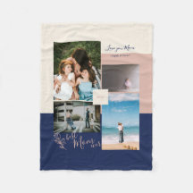 Modern Colour block Photo Collage for Mom