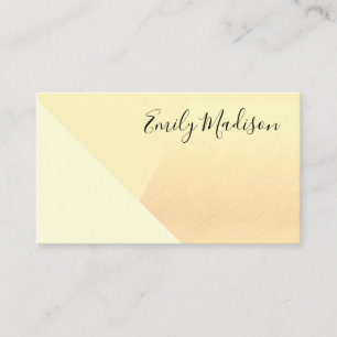 Modern Colour Block Trendy Stylish Business Card