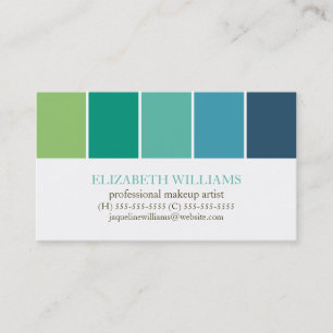 Modern Colour Blocks Business Card