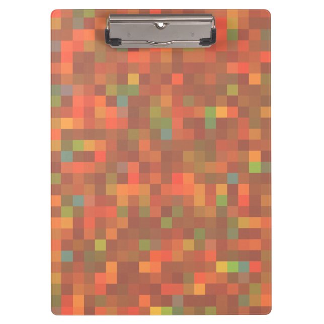 Modern Colour Blocks Clipboard (Front)