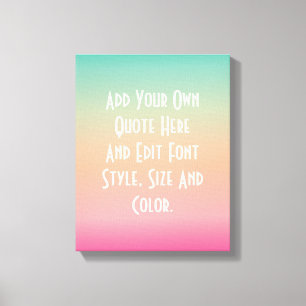 Modern colour gradient canvas print