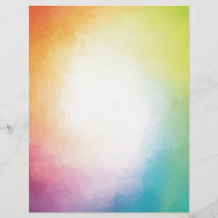 Modern Colourful Abstract Art Custom Blank Templat Letterhead