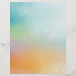 Modern Colourful Abstract Art Custom Blank Templat Letterhead