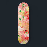 Modern Colourful Abstract Art Custom Template Skateboard<br><div class="desc">Modern Colourful Abstract Art Custom Template Trendy Pink Blue Purple Green Blank Skateboard.</div>