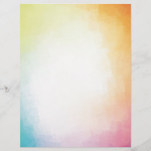 Modern Colourful Abstract Art Trendy Pink Red Blue Letterhead